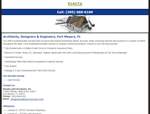 Tablet Screenshot of exactalandsurveyorsinc.com